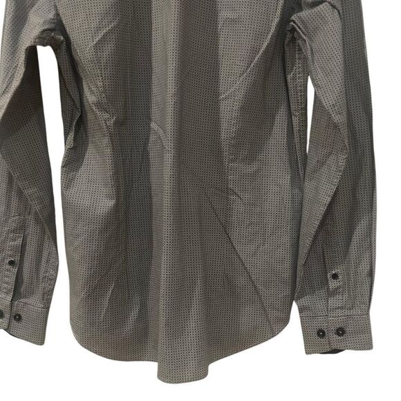 Construct grey slim fit button down shirt - Picture 7 of 7